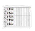 Klassen-Plantafel, 12 Stunden Mo-Fr, für 35 Klassen, 123x157 cm,