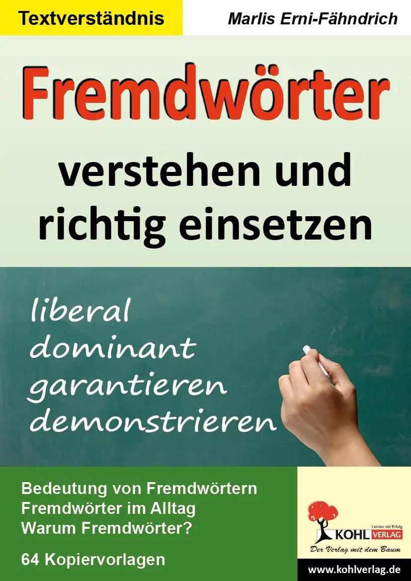 Fremdwörter verstehen und richtig einsetzen aus der Kategorie Schulbücher