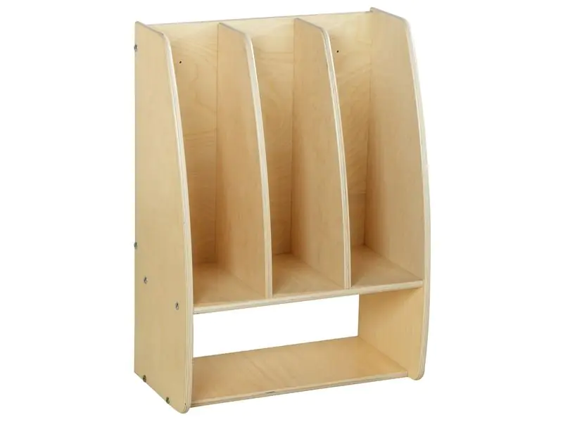 Windelregal zur Wandmontage, B/H/T: 55 x 60 x 30 cm, Buche Multiplex für bis zu 90 Windeln aus der Kategorie Zubehör für Kommoden & Sideboards