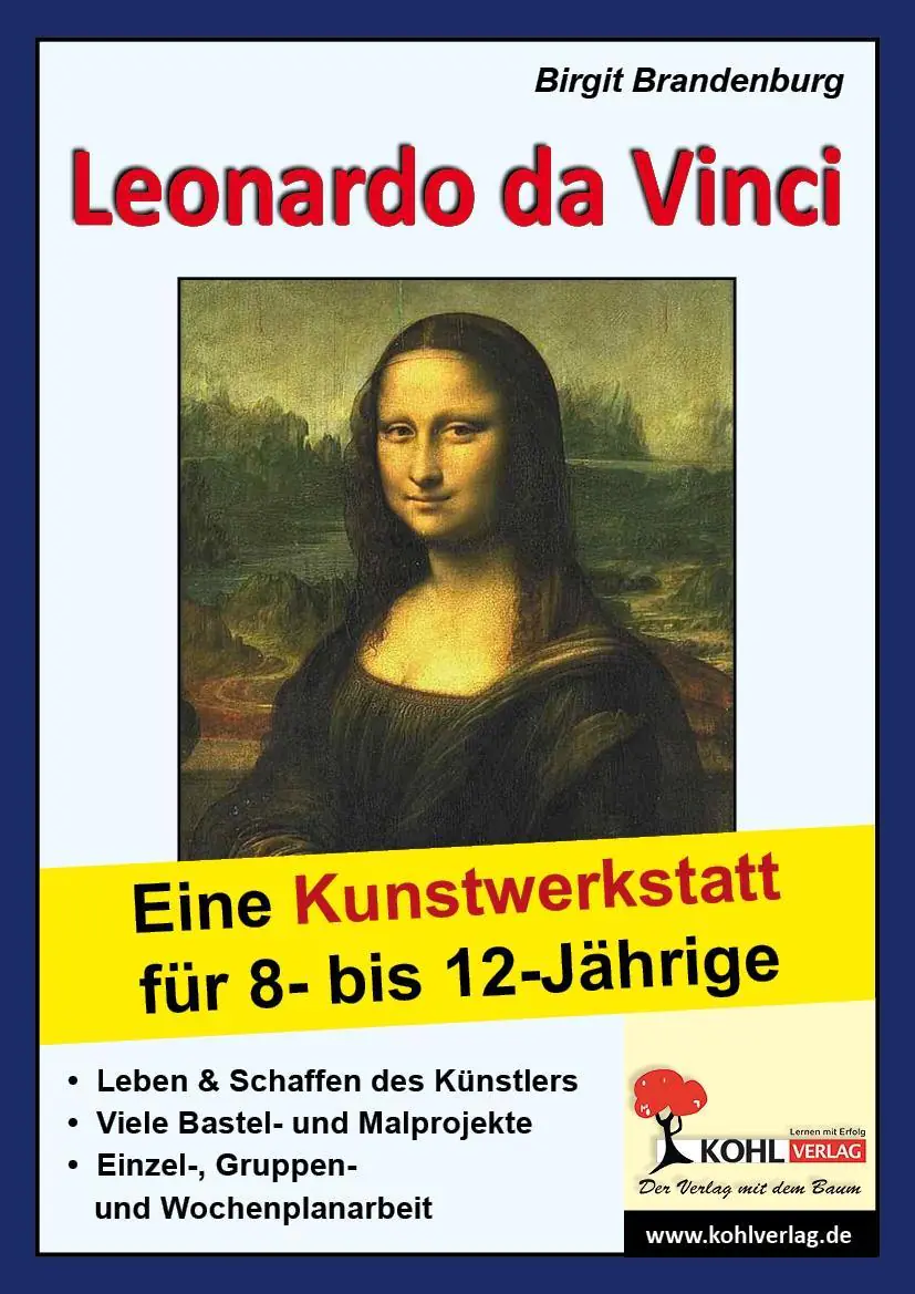 Leonardo da Vinci Eine Kunstwerkstatt für 8- bis 12-Jährige aus der Kategorie Kunst