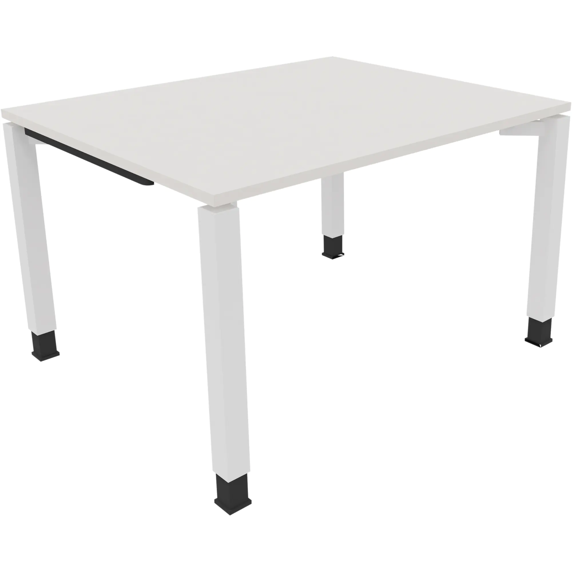 Schreibtisch Vierfuß B1200xT1000xH680-820 ws aus der Kategorie Tische