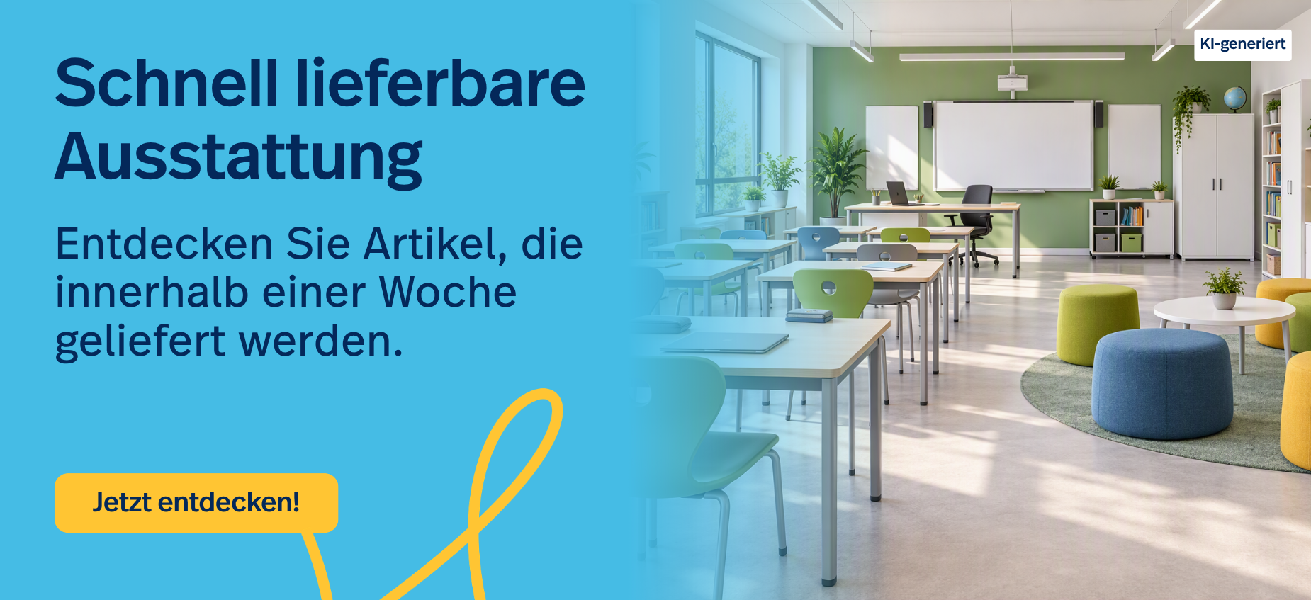 Schnell lieferbare Ausstattung