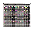 Personal-Raum-Plan, 10 Stunden, 63 Spalten, 103x137 cm,