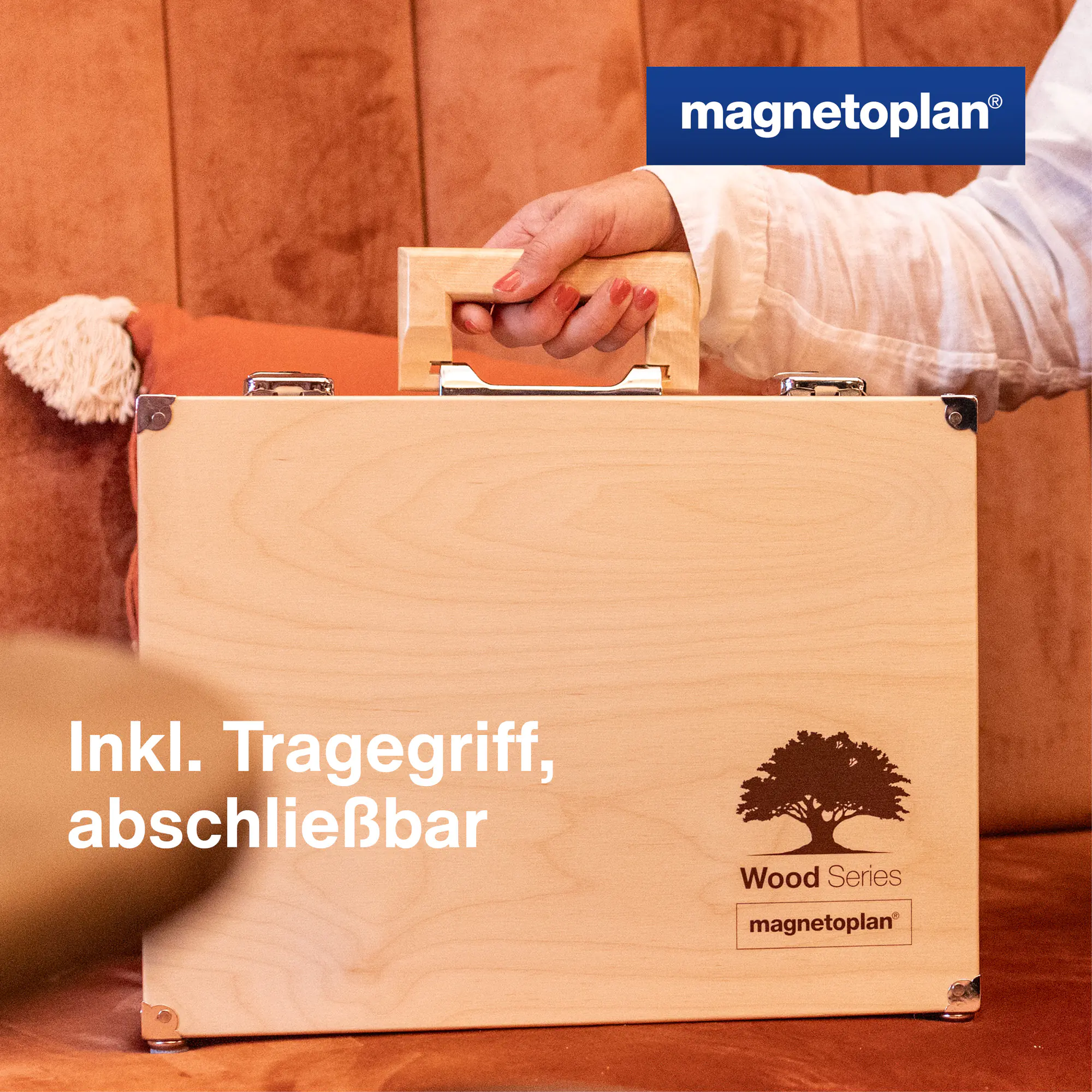 magnetoplan Moderatorenkoffer Wood Series aus der Kategorie Moderationswände