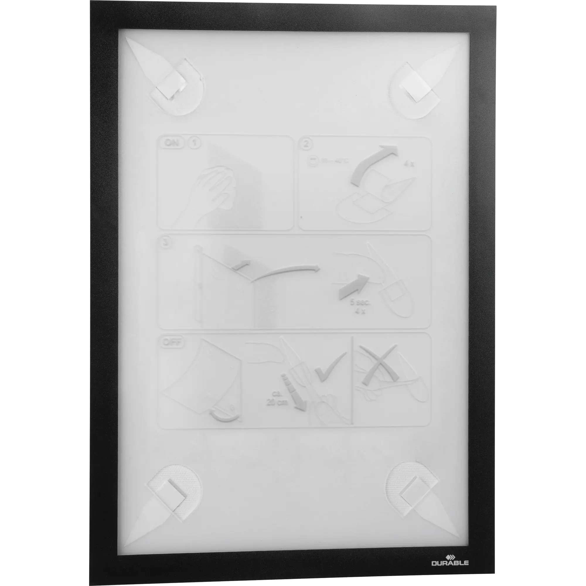 Durable Inforahmen DURAFRAME WALLPAPER A4 sw aus der Kategorie Dokumentenhalter