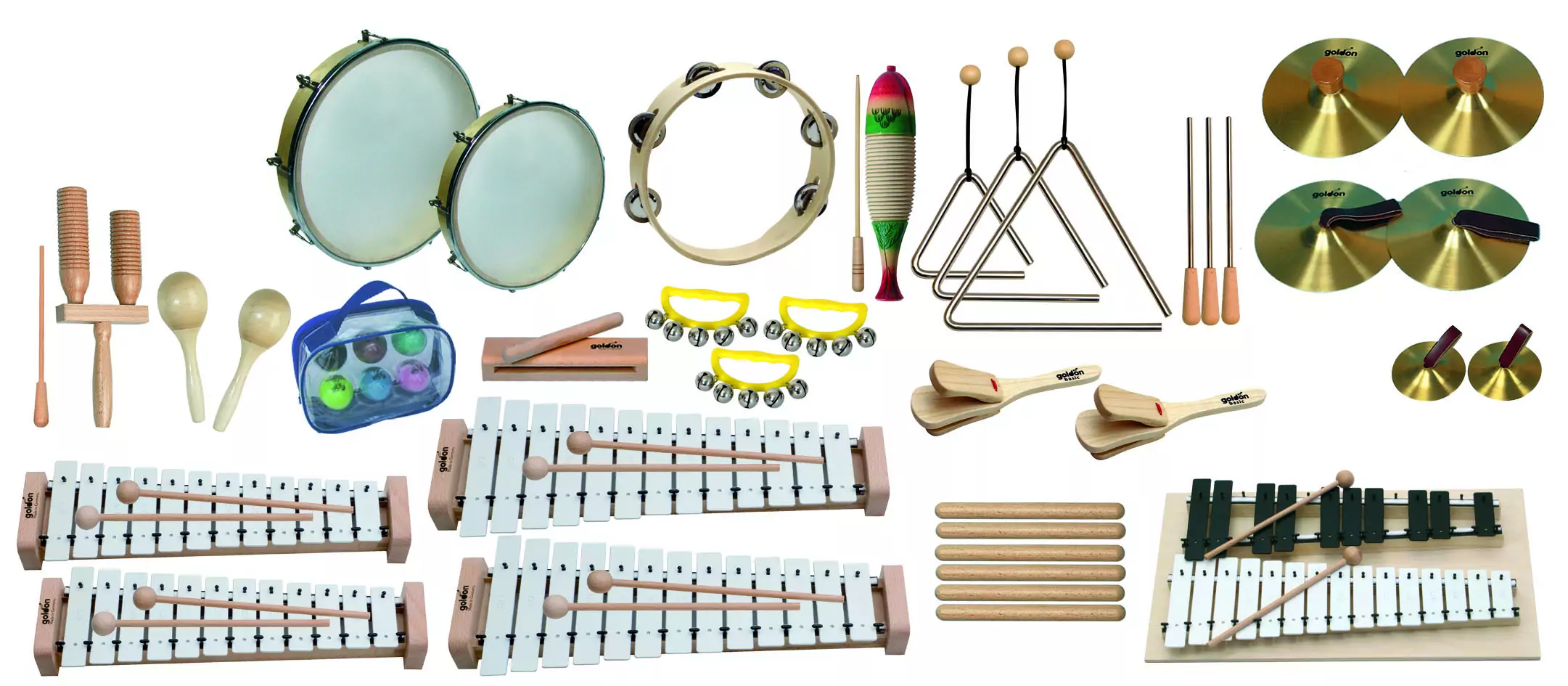 Intrumentensatz 3 wie abgebildet ideale Füllung für einen Musikschrank aus der Kategorie Musikwagen