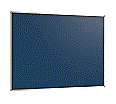 Wandtafel Stahlemaille blau, 130x100 cm, ohne Kreideablage,
