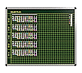 Klassen-Plantafel,  8 Stunden Mo-Fr, für 30 Klassen, 103x137 cm,
