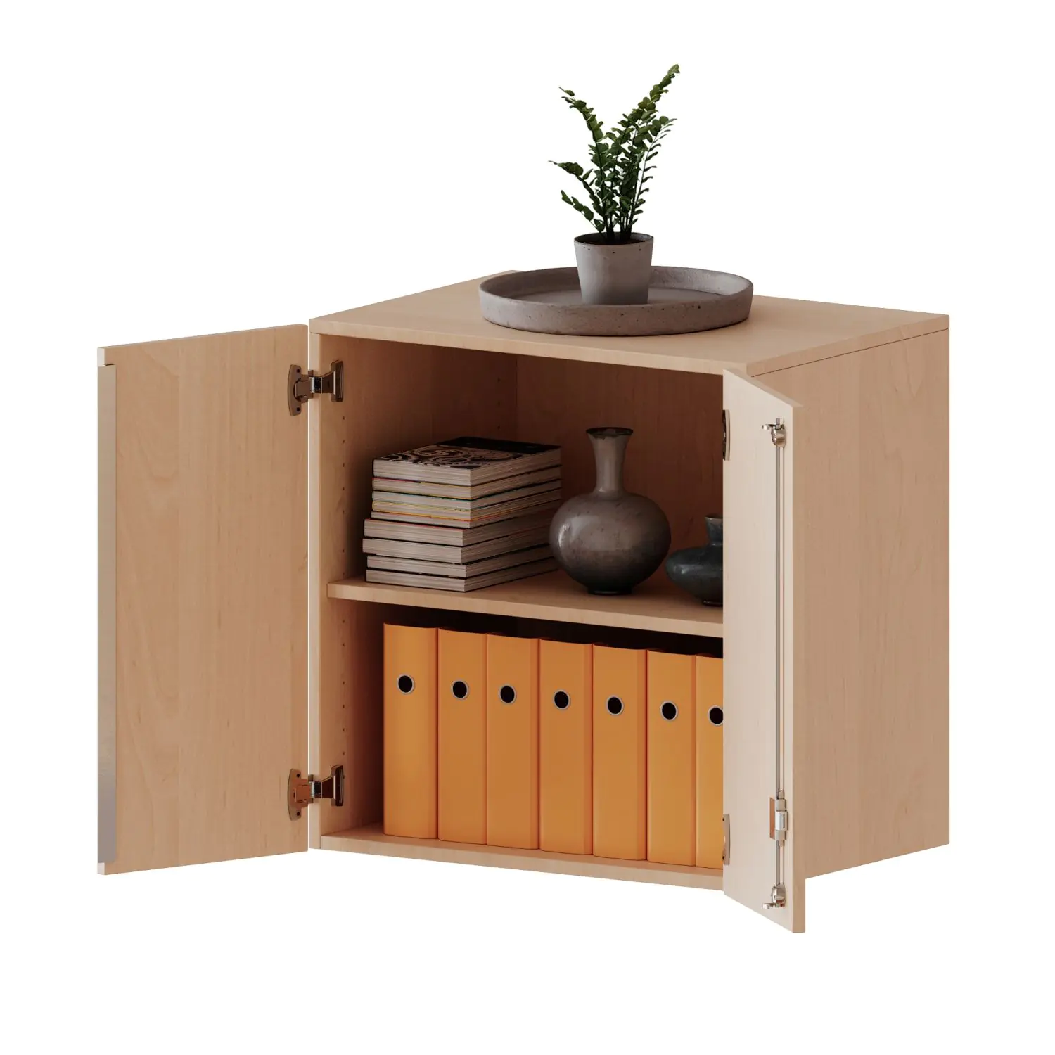 Aufsatz für ErgoTray, 2 OH, zwei Türen, B/H/T 70,3x72x40cm aus der Kategorie Klassen- und Schulschränke