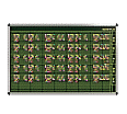 Personal-Raum-Plan,  8 Stunden, 83 Spalten, 103x177 cm,