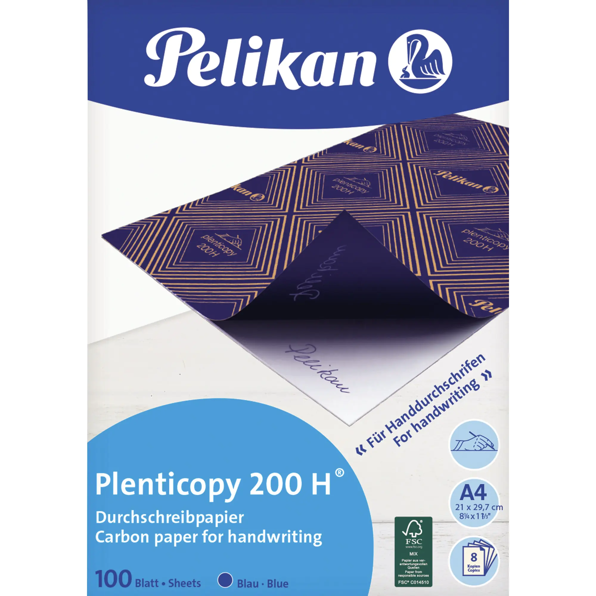 Pelikan Blaupapier Plenticopy A4 gewachst 100Bl. aus der Kategorie Spezialpapiere