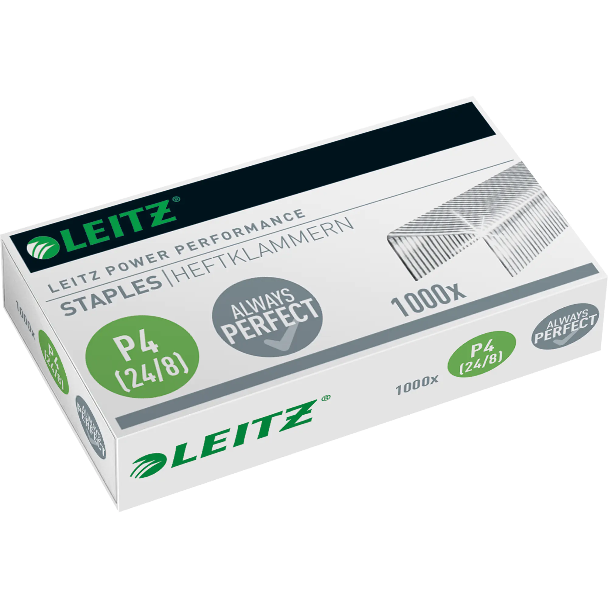 Leitz Heftklammer 24/8 verzinkt 1000St./Pack. aus der Kategorie Klammern