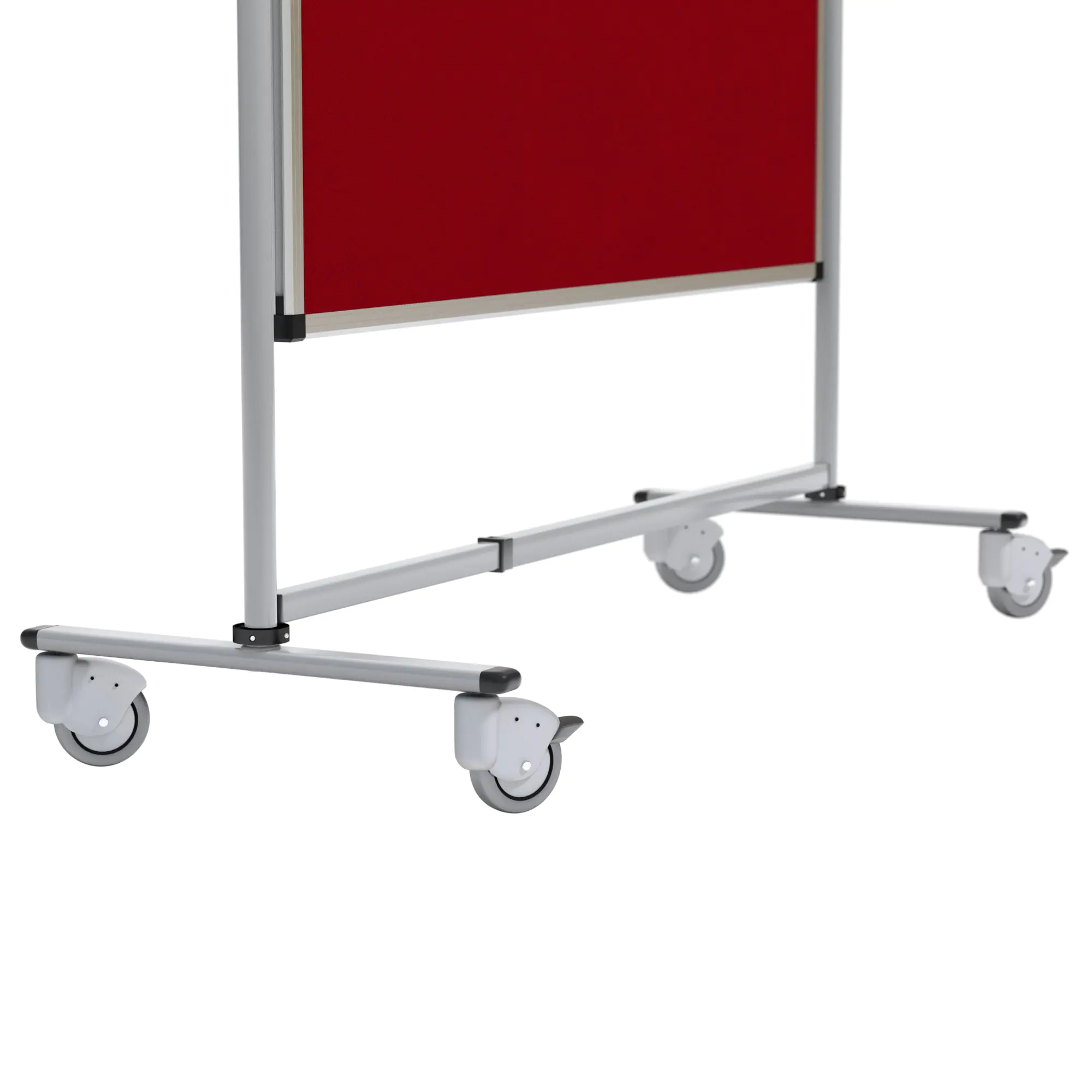 Teleskop-Gestell für Stecktafeln, fahrbar, Höhe 190 cm aus der Kategorie Trennwände