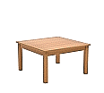 Quadrattisch,  80x80 cm (B/T), 46 cm hoch, Buche-Massivholzgestell mit gerader Zarge, Wechselgleiter