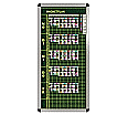 Klassen-Plantafel, 10 Stunden Mo-Fr, für 10 Klassen, 103x57 cm, aus der Kategorie Schultafeln & Whiteboards
