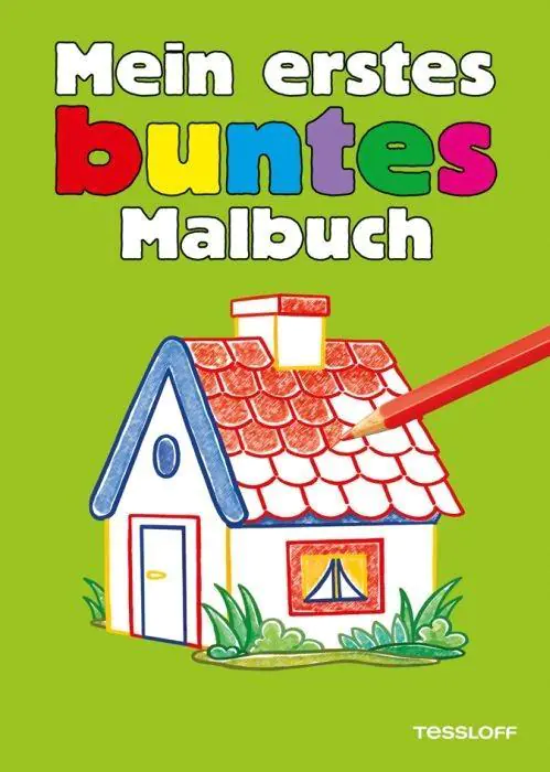 Mein erstes buntes Malbuch. Grün aus der Kategorie Kinderbücher