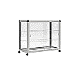 Vitrine, fahrbar, 108 cm hoch, 120x50 cm (B/T), aus der Kategorie Vitrinen