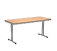 Klapptisch, 160x70 cm (B/T), 72 cm hoch, T-Fuß,