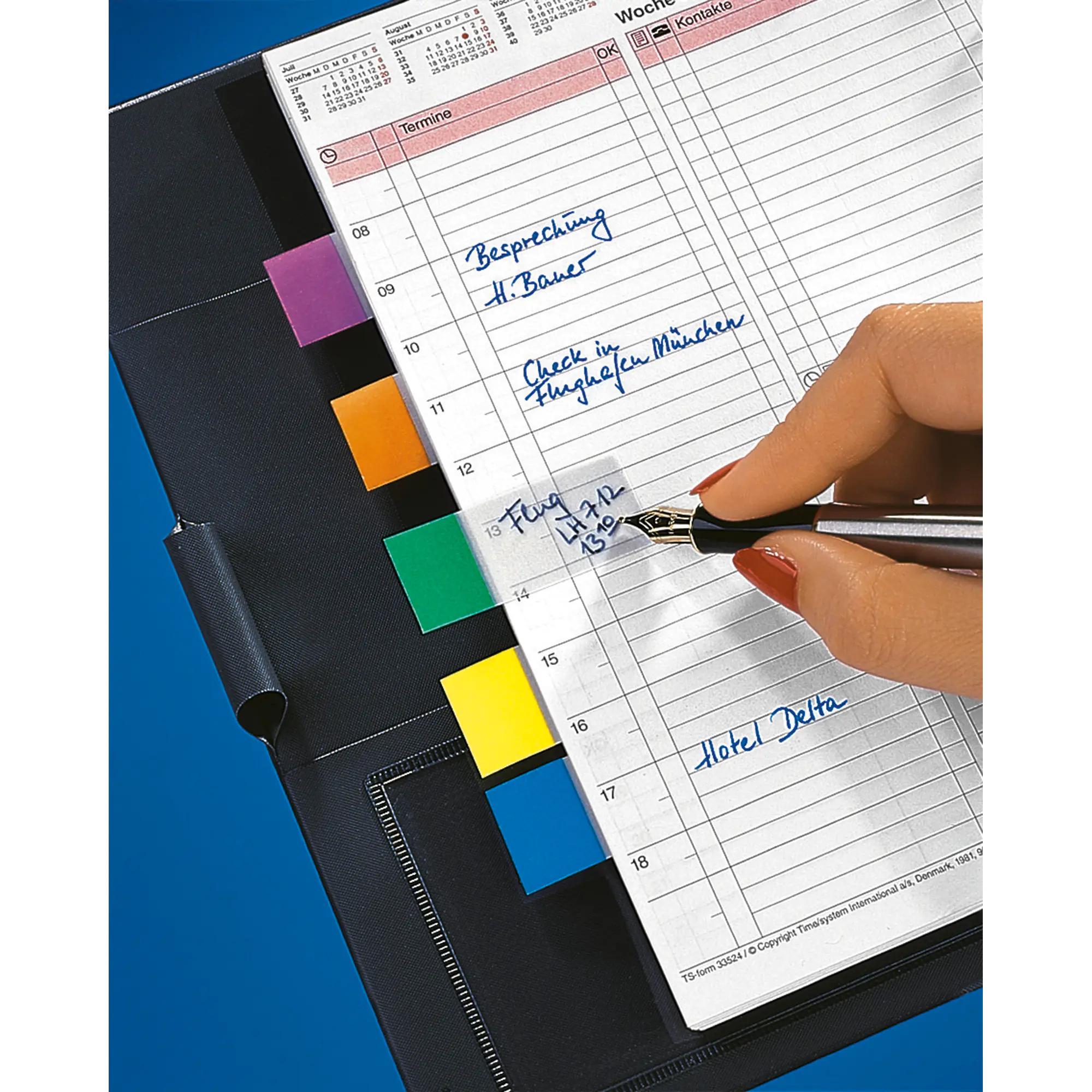 Sigel Haftmarker 50x84mm sort 7x40 Bl. aus der Kategorie Haftnotizen & Notizzette