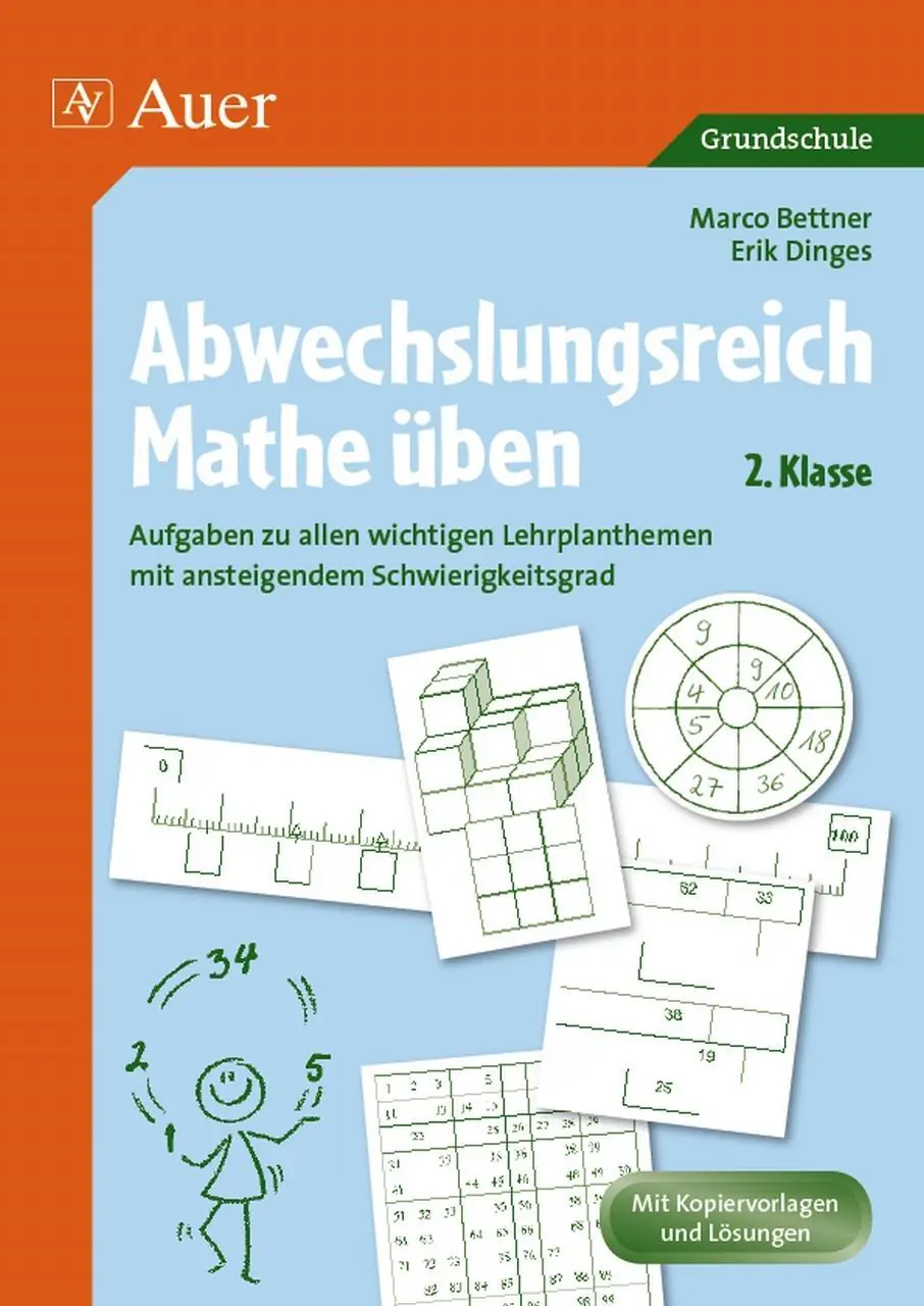 Abwechslungsreich Mathe üben! 2. Klasse aus der Kategorie Mathematik