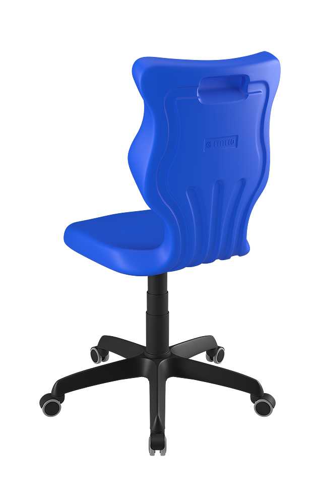 Drehstuhl mit hoher Rückenlehne, höhenverstellbar mit Gasfeder, ergonomische Kunststoffschale aus der Kategorie Bürodrehstühle