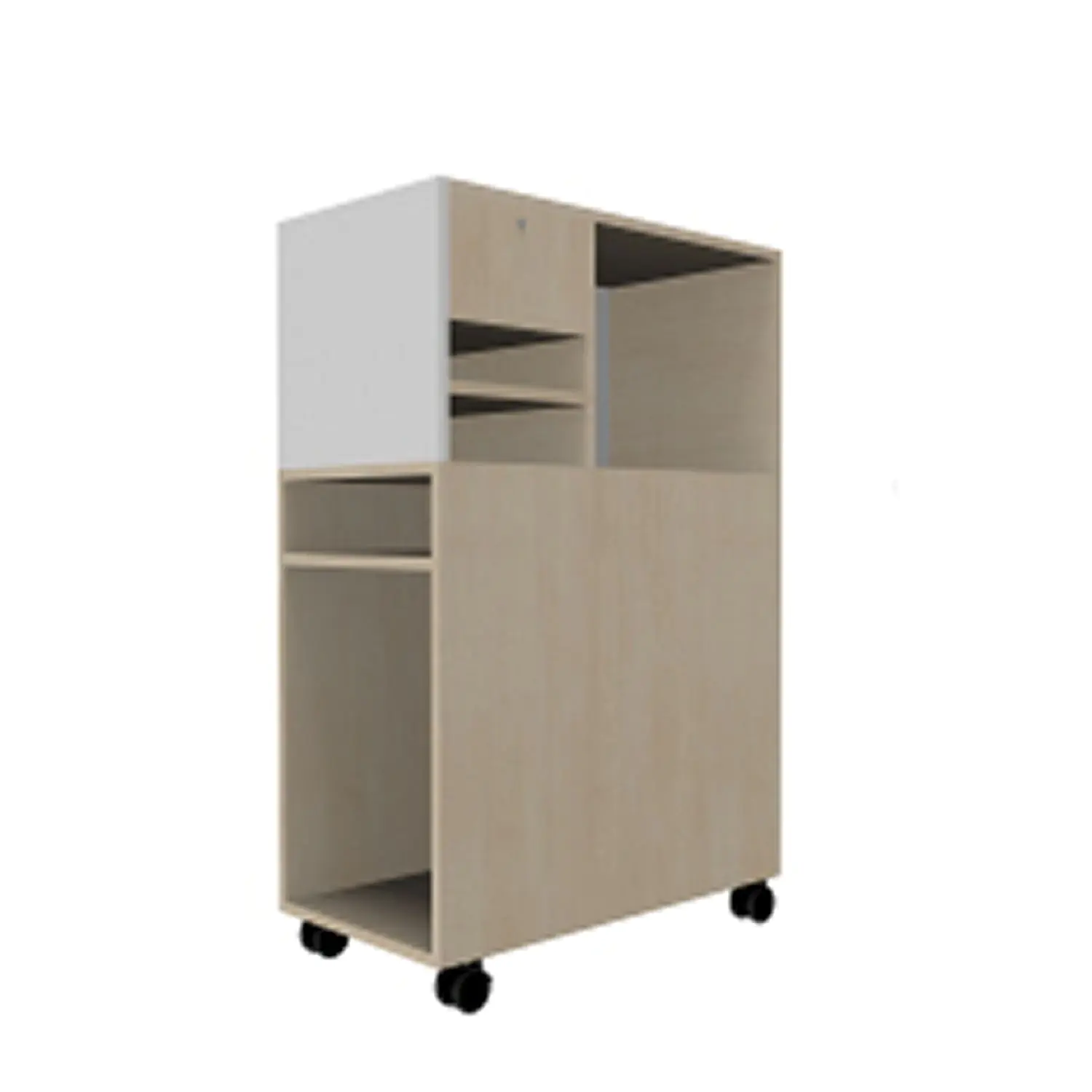 Schülerdepot für den Klassenraum, B/H/T 36,5 x 118 x 80 cm aus der Kategorie Schränke mit Dreh-Türen und Schüben