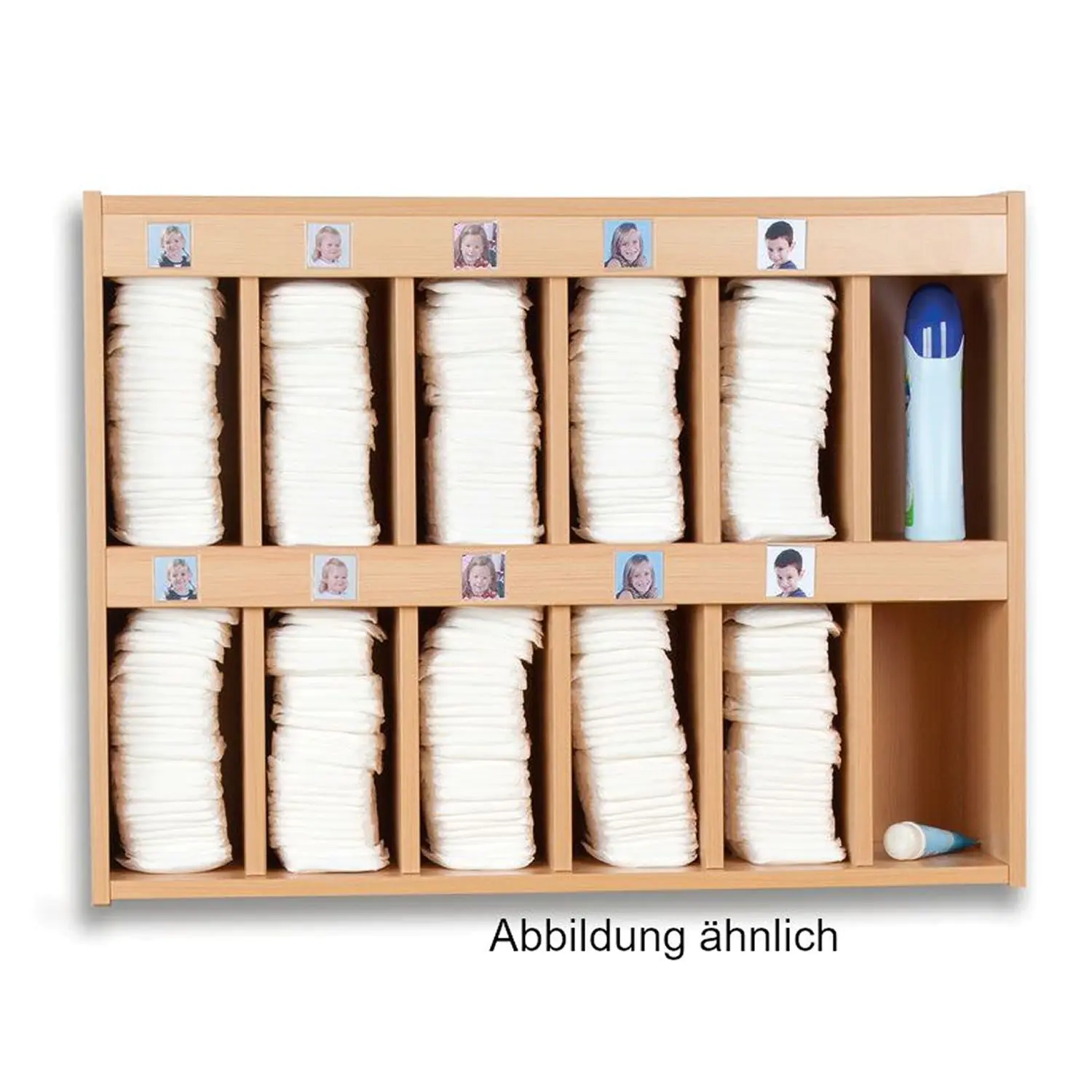 Windelhängeregal mit 8 Fächern aus der Kategorie Zubehör für Kommoden & Sideboards