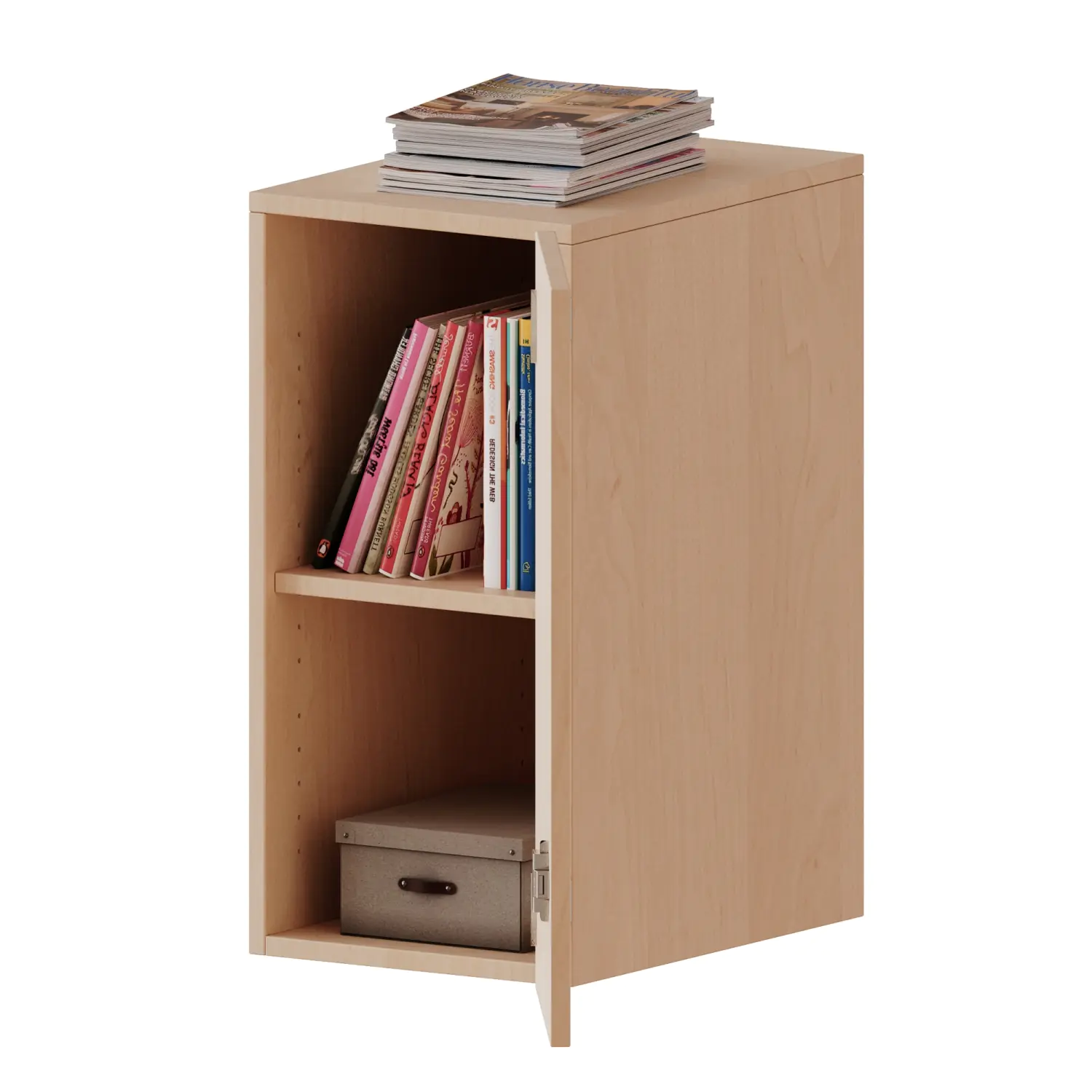 Aufsatz für ErgoTray, 2 OH, 1 Tür,  rechts, B/H/T 36,1x72x50cm aus der Kategorie Klassen- und Schulschränke