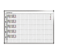Klassen-Plantafel, 10 Stunden Mo-Fr, für 40 Klassen, 103x177 cm,