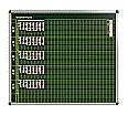 Klassen-Plantafel, 10 Stunden Mo-Fr, für 30 Klassen, 103x137 cm,