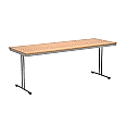 Klapptisch, 200x70 cm (B/T), 72 cm hoch, T-Fuß,