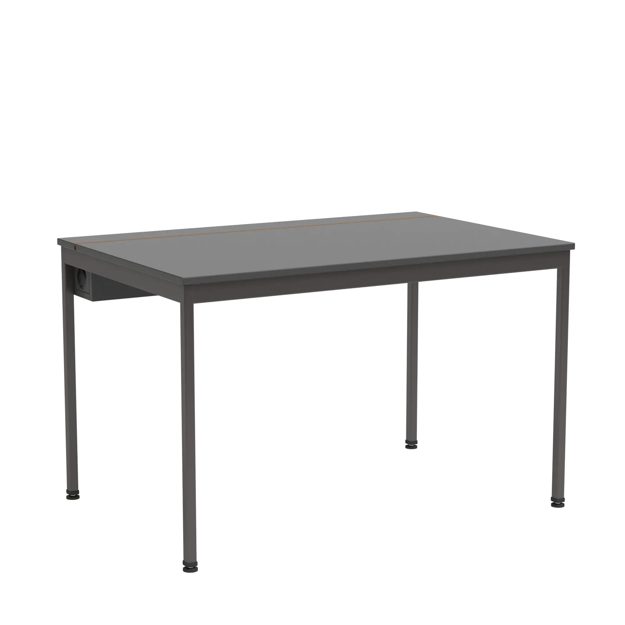 EDV-Tisch, 120x90 cm (B/T), 72 cm hoch, Holzkabelkanal mit Deckel, aus der Kategorie EDV-Tische