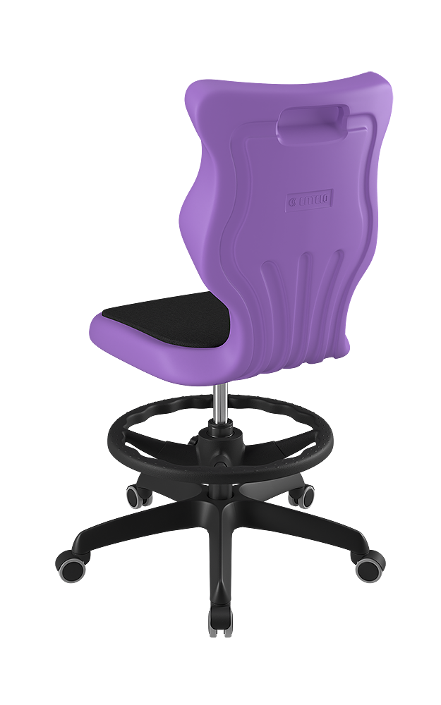 Drehstuhl mit hoher Rückenlehne, höhenverstellbar mit Gasfeder, ergonomische Kunststoffschale aus der Kategorie Bürodrehstühle