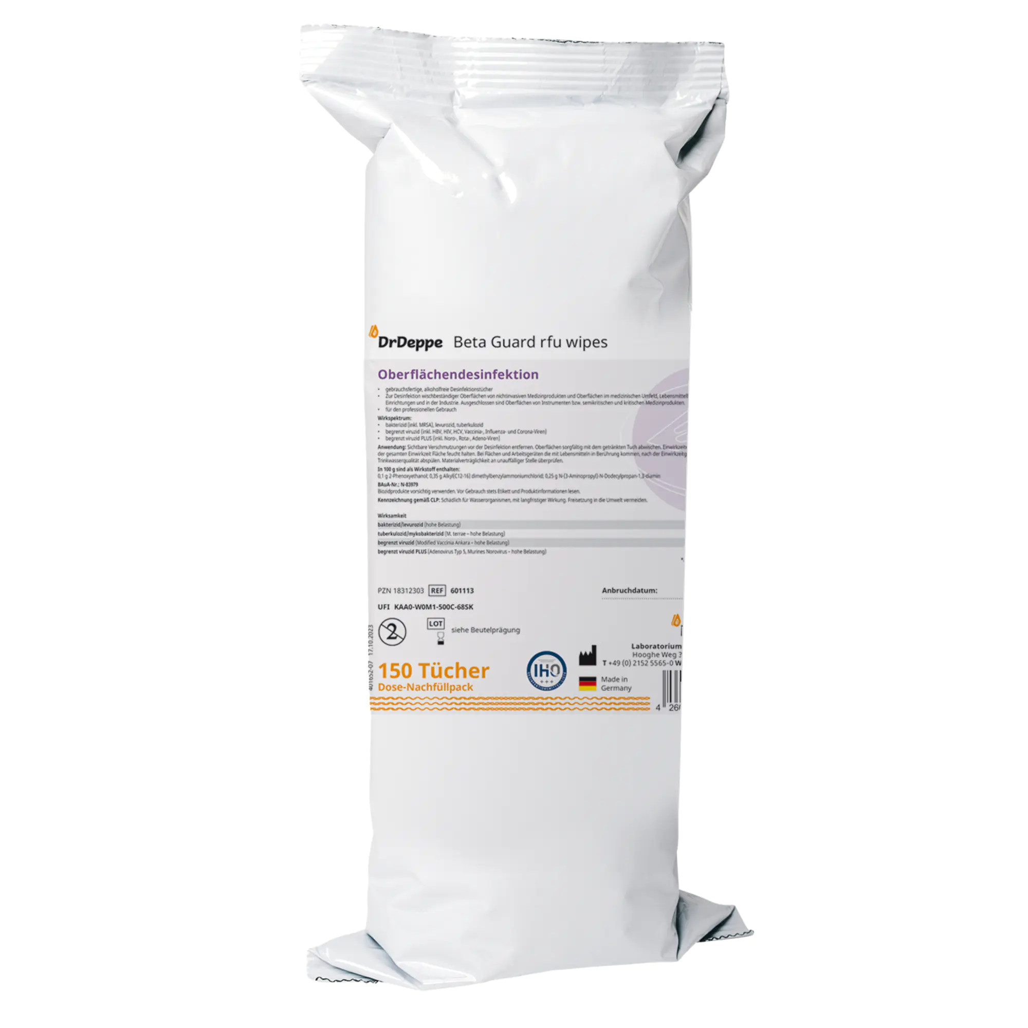 Dr. Deppe Desinfektionstuch Refill 150St. aus der Kategorie Desinfektion