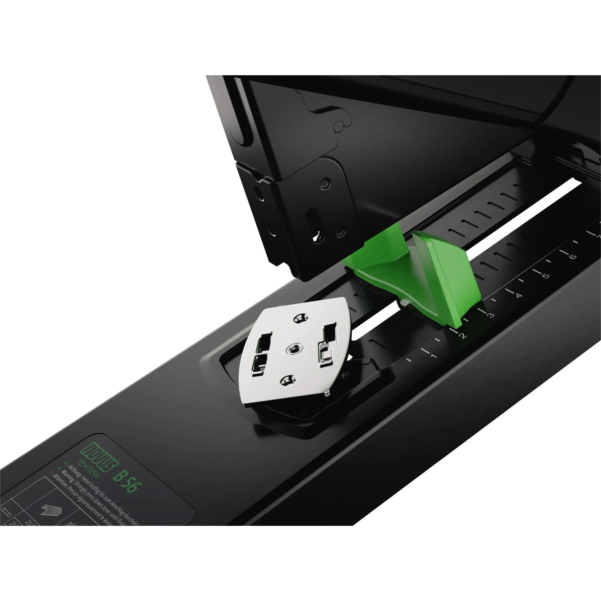 Novus Blockhefter B56 re+new bis 200Bl. schwarz aus der Kategorie Heftgeräte
