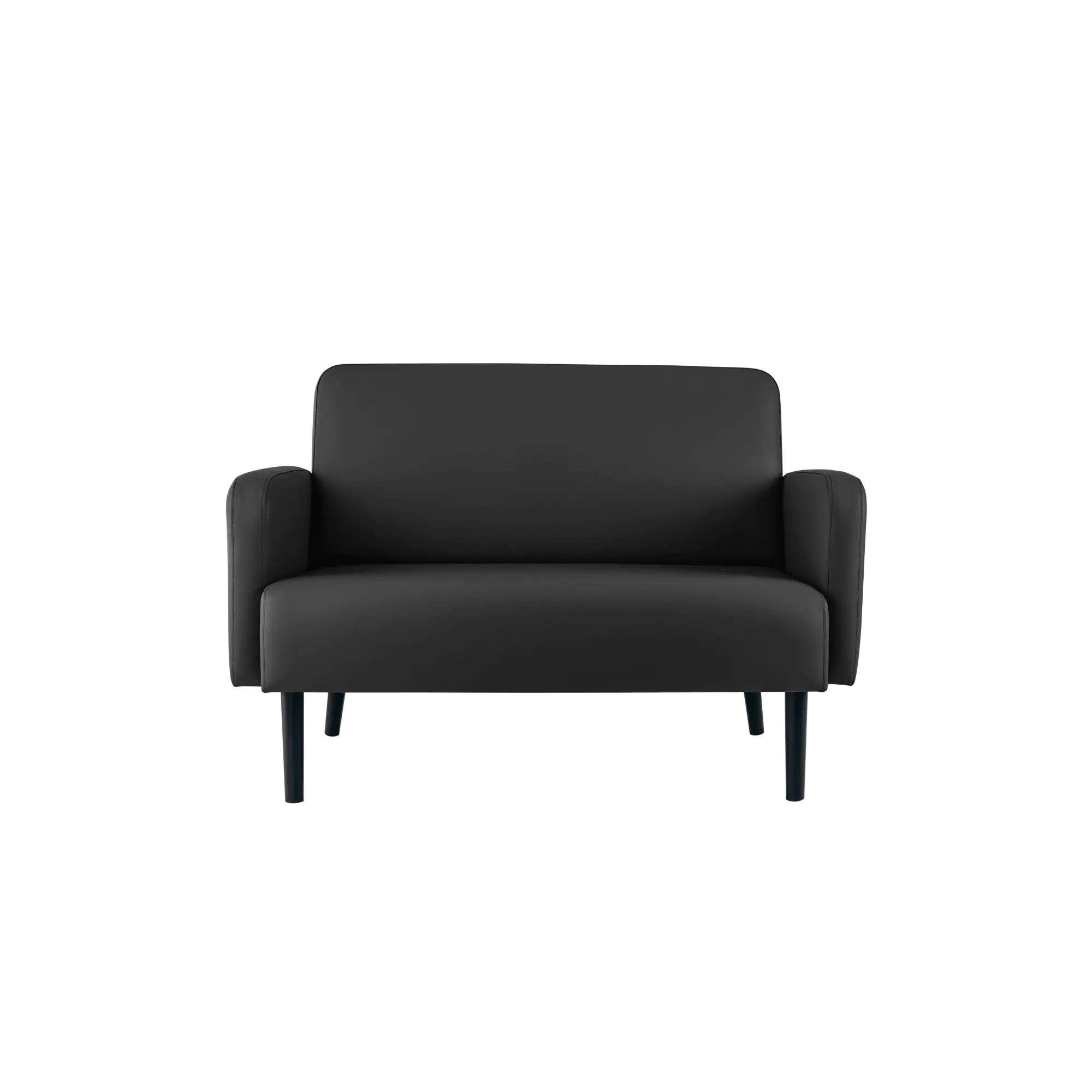 Paperflow Sofa LISBOA 2Sitzer Kunstleder sw/sw aus der Kategorie Stühle
