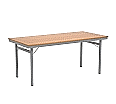 Klapptisch, 170x80 cm (B/T), 72 cm hoch, 4-Fuß,