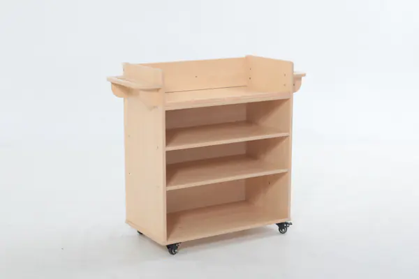 Wisdom | Getränkewagen mobil | 89 x 39 x 83 cm | Holz aus der Kategorie Rollwagen & Transportwagen