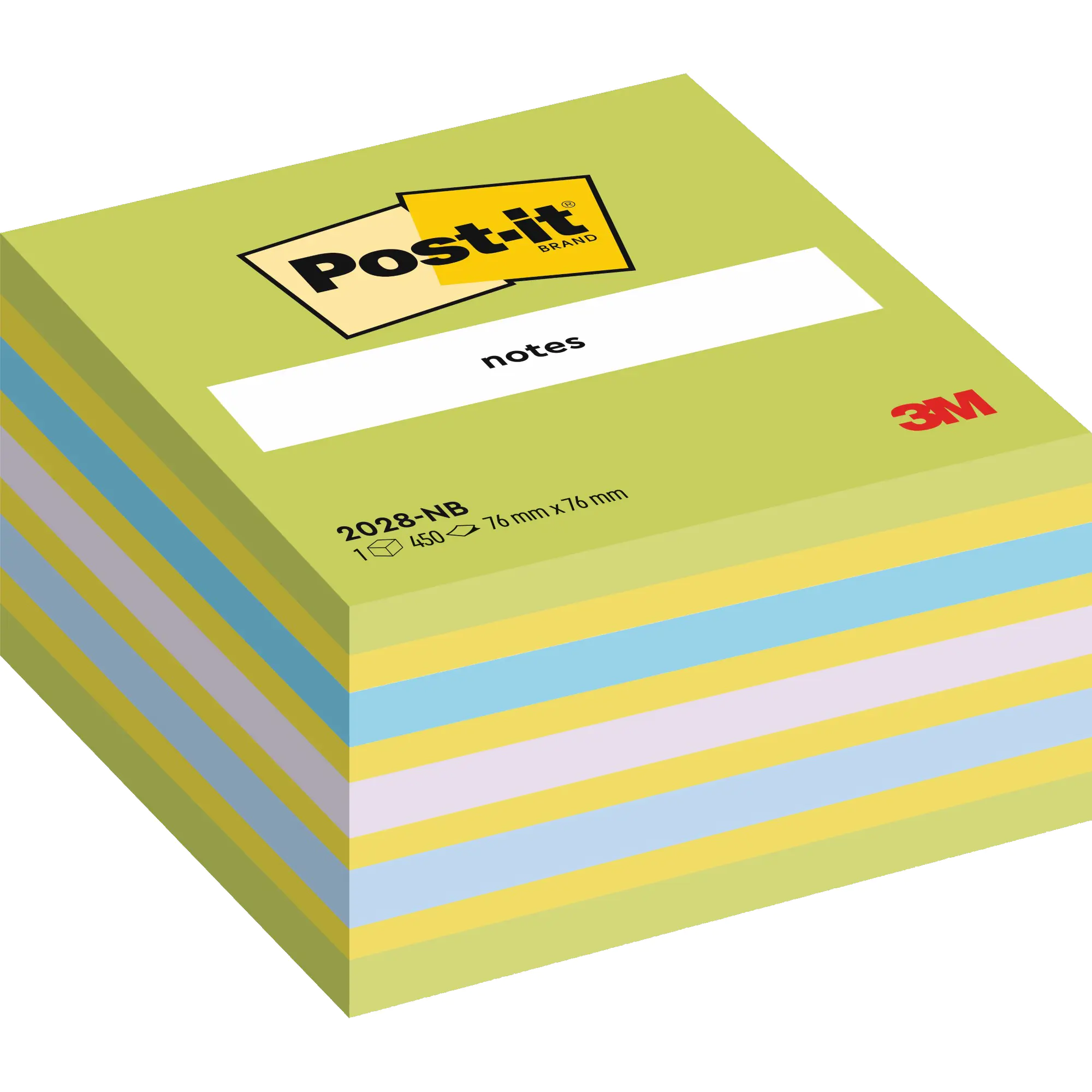 Post-it Haftnotiz Würfel 76x45x76mm neongrün aus der Kategorie Haftnotizen & -streifen