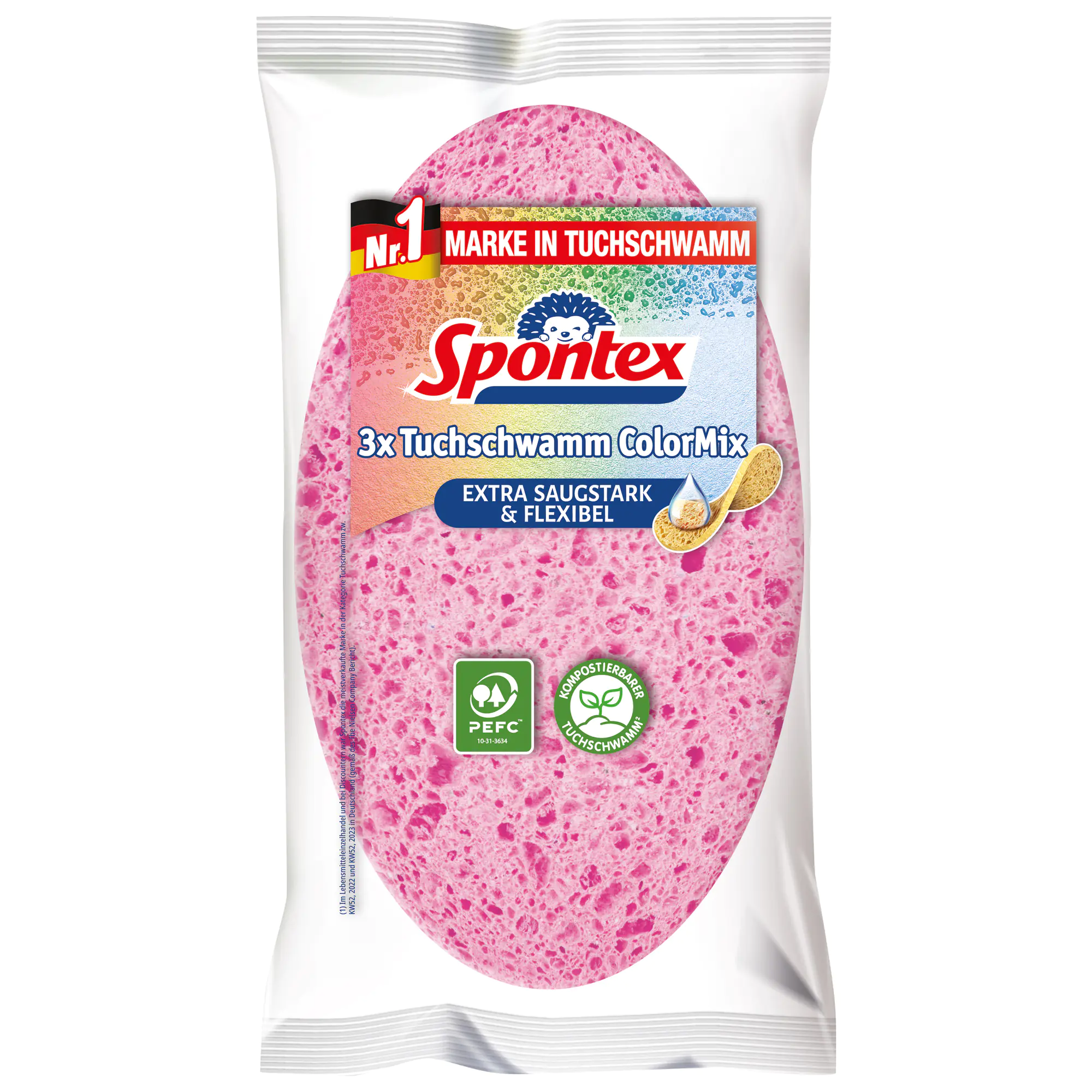 Spontex Tuchschwamm ColorMix sort. 3St. aus der Kategorie Reinigung