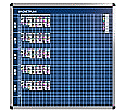 Klassen-Plantafel, 10 Stunden Mo-Fr, für 25 Klassen, 103x117 cm,