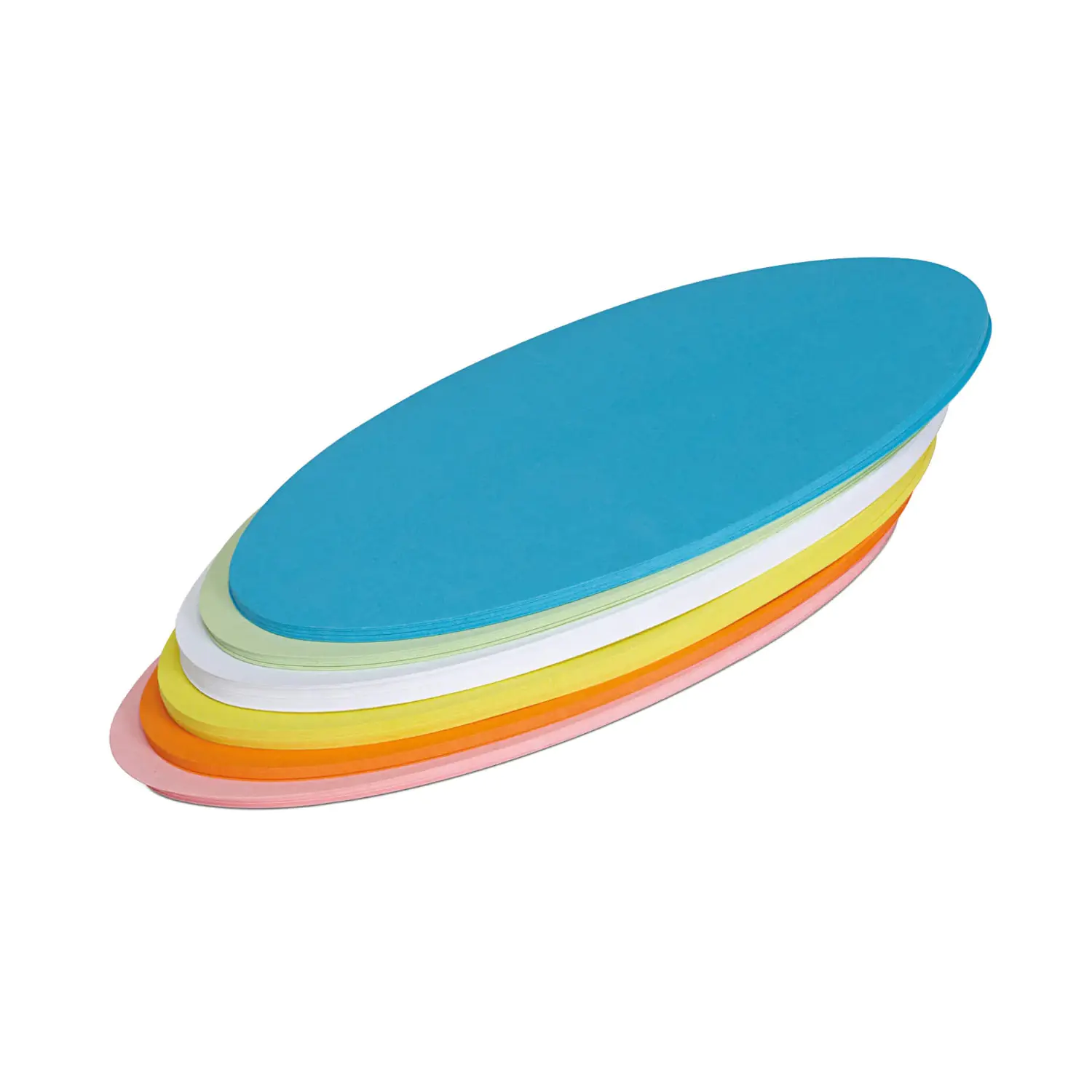 Moderationskarten Oval, Größe: 11 x 19 cm, 120 Stück, farbig sortiert aus der Kategorie Zubehör & Ersatzteile Präsentation