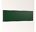 Wandtafel Stahl grün, 300x100 cm, ohne Kreideablage,