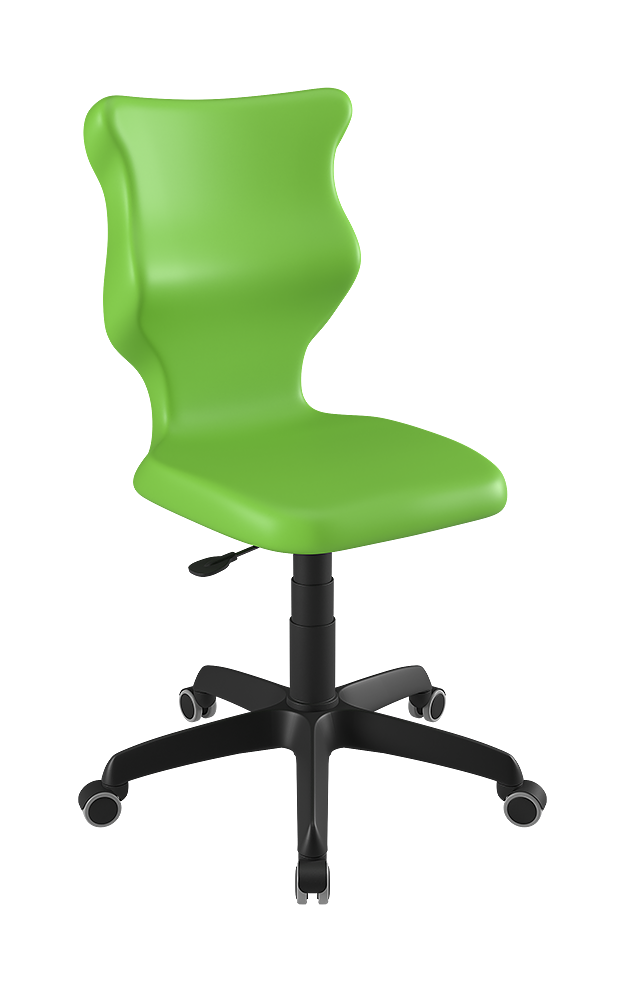 Drehstuhl mit hoher Rückenlehne, höhenverstellbar mit Gasfeder, ergonomische Kunststoffschale aus der Kategorie Bürodrehstühle