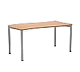 Wellentisch Rechteck, 130x65 cm (B/T), höhenverstellbar von 58-72 cm,