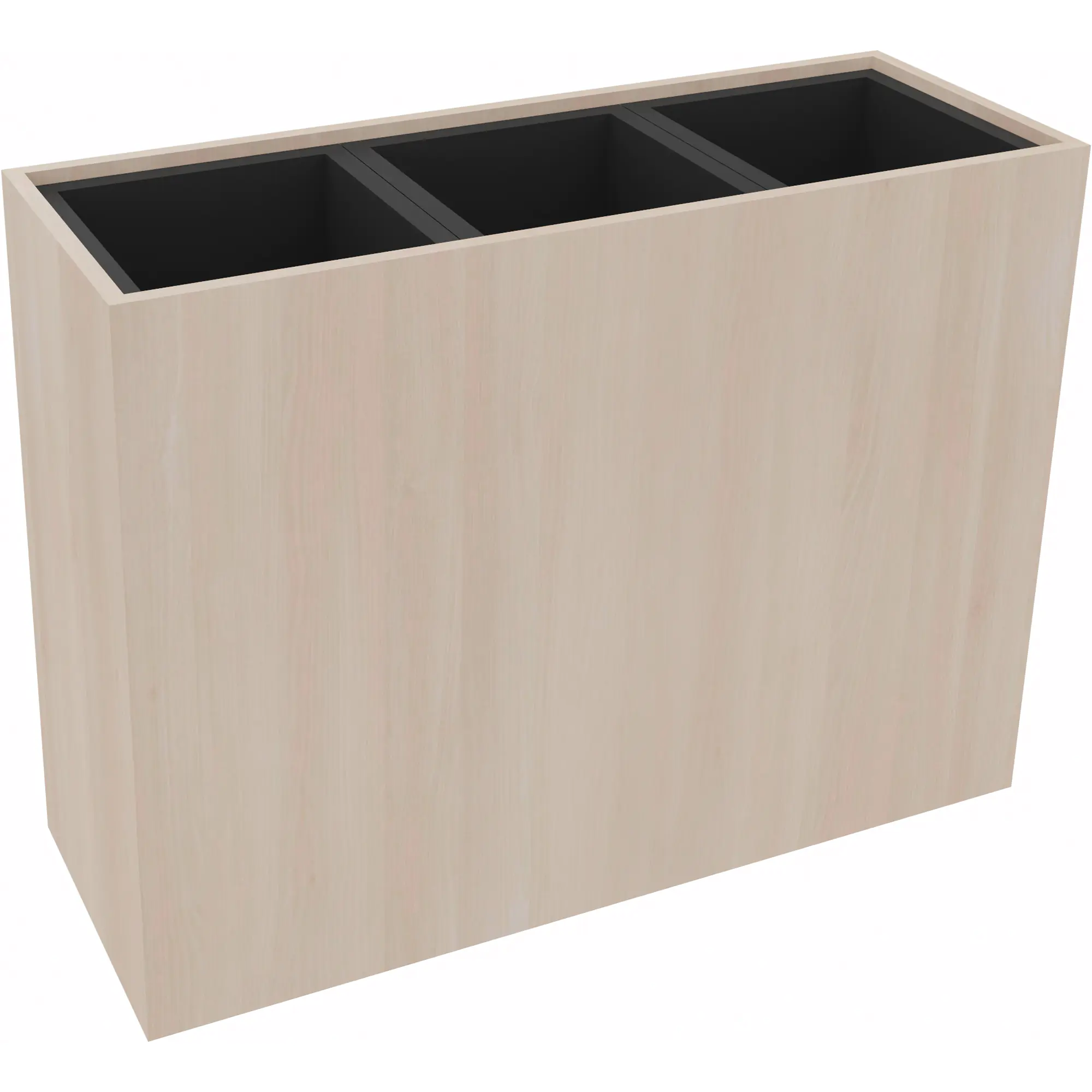 Pflanzgefäß 3er hoch B1062xT380H800mm Akazie aus der Kategorie Home & Living