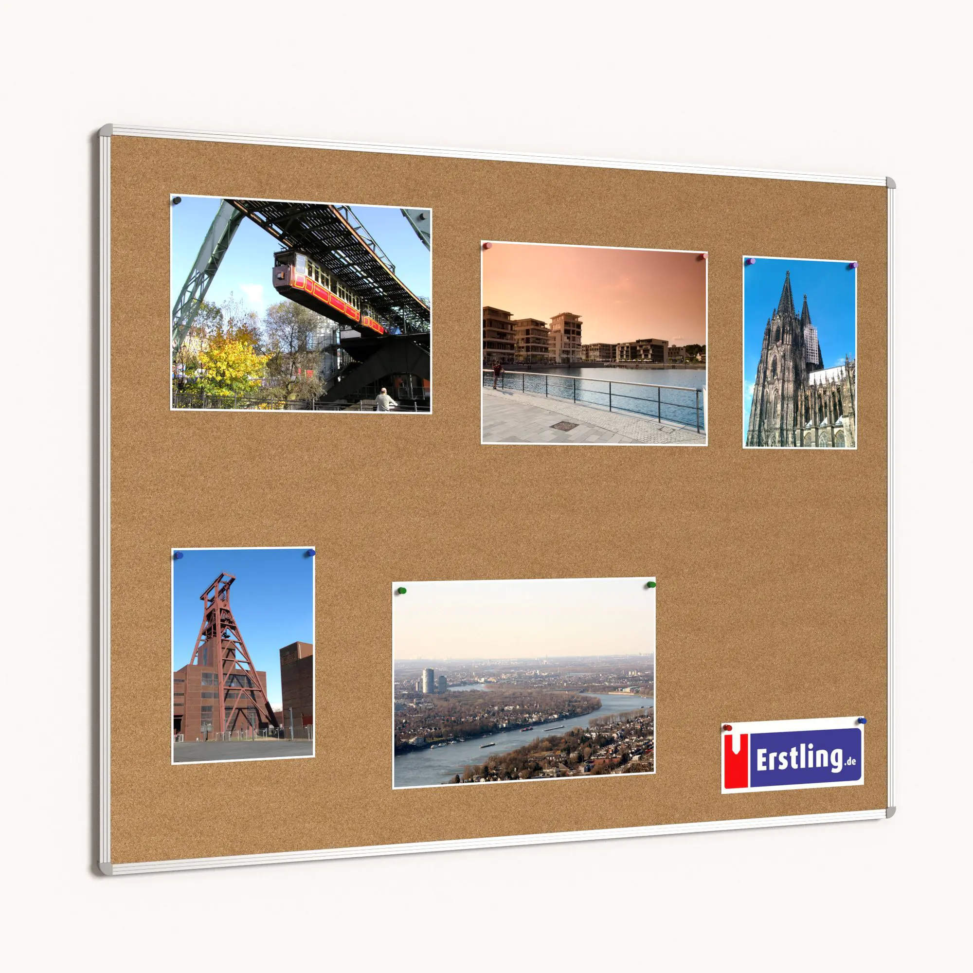 Korktafel 150x120 cm, ohne Ablage, aus der Kategorie Wandtafeln Kork