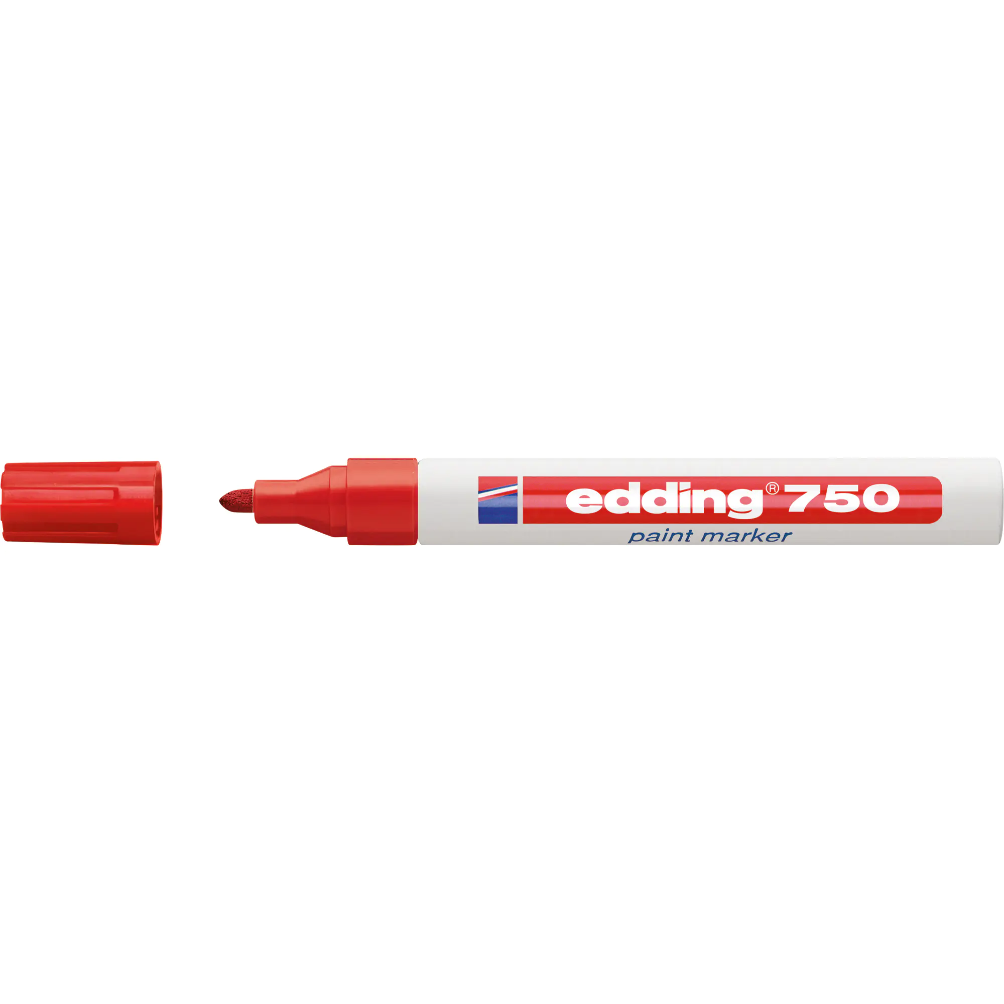 edding Lackmarker 750 2-4mm Rundspitze permanent rt aus der Kategorie Basteln & Kreativ