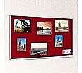 Textiltafel 200x120 cm, mit durchgehender Ablage,