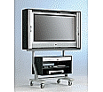 Flat-Screen-Schrank fahrbar, bis 52 Zoll Diagonale, Höhe 190 cm, 154x65 cm (B/T)